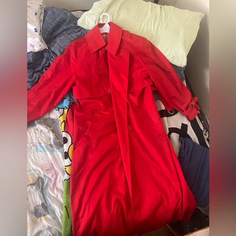 Bradley Jon’s VINTAGE Red Trench Coat